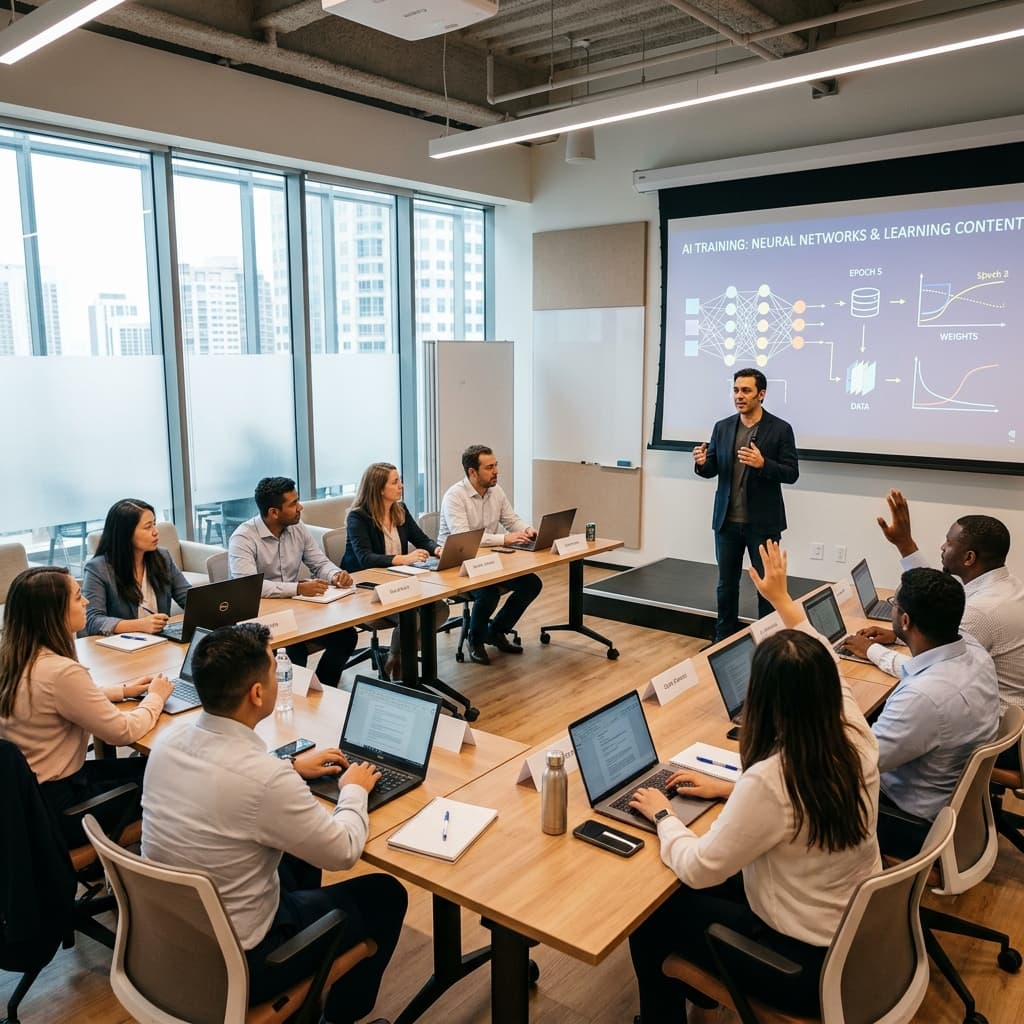 AI Literacy Training hero background