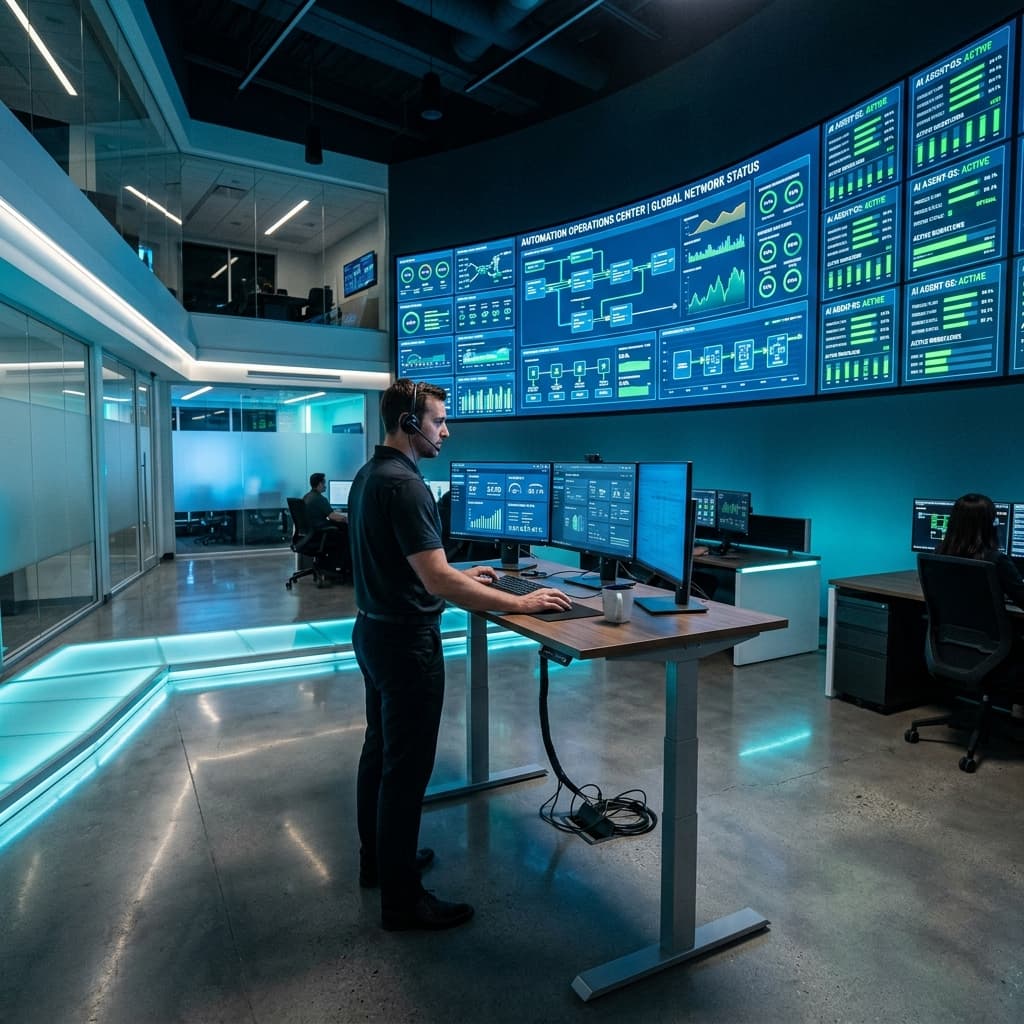 Workflow Automation & Agentic Solutions hero background