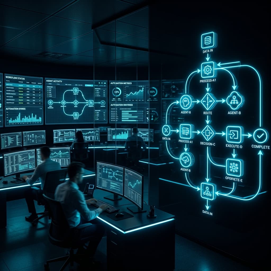 Workflow Automation & Agentic Solutions hero background